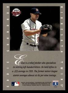 lot 30 image: 1996 Leaf Signature Series Eddie Guardado Autograph Card