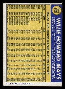 lot 164 image: 1970 Topps Willie Mays #600