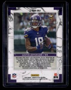 lot 226 image: 2020 Optic Elite Series Rookies Justin Jefferson Rookie Card