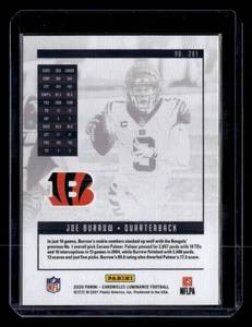 lot 231 image: 2020 Luminance Green Joe Burrow Rookie Card #201