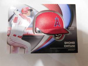 lot 260 image: 2022 Topps Series 2 Batting Helmet Card Shohei Ohtani #BH-SO