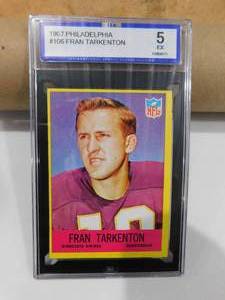 lot 269 image: ISA 5 Excellent 1967 Philadelphia Fran Tarkenton #106