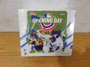 lot 283 image: 2021 Topps Opening Day Baseball Factory Sealed 36 Pack Box