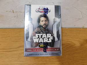 lot 284 image: 2023 Topps Chrome Star Wars Factory Sealed Blaster Box