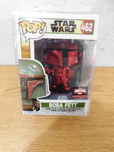 lot 298 image: Funko Pop Star Wars 2022 Limited Edition Target Con Boba Fett #462 New in Box