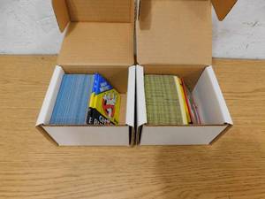 lot 300 image: 1989 Topps TMNT & Ghost Busters 2 Complete Trading Card Sets with Stickers Sets & Wrappers