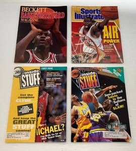lot 24 image: Misc. Basketball Magazines Including Jordan