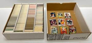lot 33 image: Box Of Misc. Football Cards