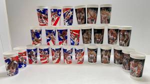 lot 56 image: Full Sets Of 1992 U.S. Dream Team & 1994 Dream Team II Collectors Cups (Never Used)