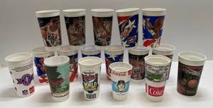 lot 57 image: Misc. Plastic Collectors Cups