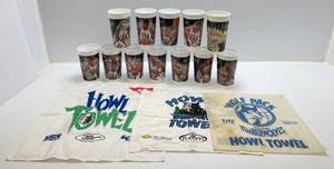 lot 58 image: Minnesota Howl Towels & U.S. Dream Team Full Set Of Collectors Cups (Never Used)