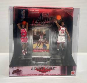 lot 67 image: 1999 NBA MICHAEL JORDAN Showcase Maximum Air Chicago Bulls Superstars Basketball NIB