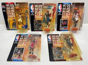 lot 89 image: Misc. NBA Court Collection Figures NIB Including MICHAEL JORDAN & KEVIN GARNETT