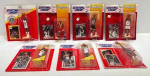 lot 91 image: Misc. Starting Lineup Basketball Figures NIB Including Karl Malone & More