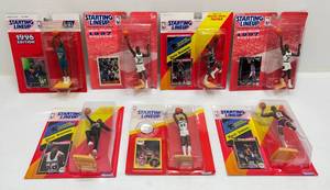 lot 92 image: Misc. Starting Lineup Basketball Figures NIB Including Kevin Garnet & More
