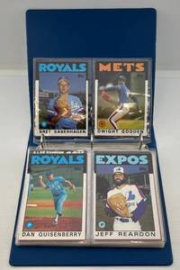 lot 94 image: 1986 Topps Jumbo Baseball Cards In Album