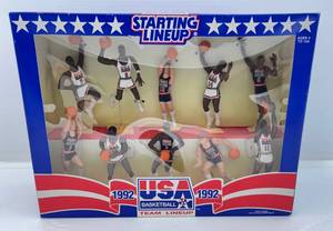 lot 99 image: Starting Lineup 1992 USA Basketball Lineup NIB