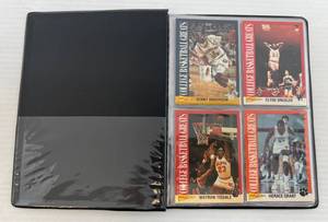 lot 116 image: Vintage Kelloggs Raisen Bran 6 x 8 Basketball Trading Cards Album With Cards