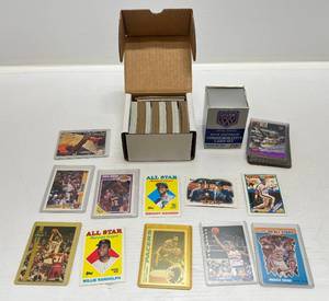 lot 123 image: Misc. Sports Cards Some In Protective Sleeves