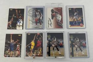 lot 124 image: Misc. Autographed Basketball Cards