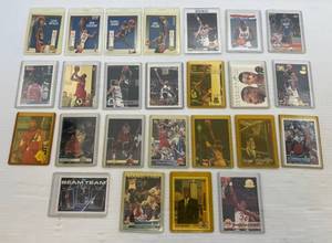 lot 131 image: Misc. Basketball Cards Double Sleeved Including Michael Jordan & More