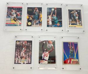 lot 142 image: Misc. Basketball Cards In Hard Plastic Holders Including Alonzo Mourning & More