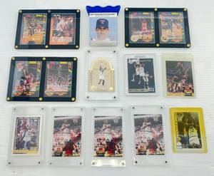 lot 145 image: Misc. Sports Trading Cards In Hard Plastic Holders Including Shaquille ONeal Rookie Cards & More