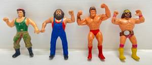 lot 159 image: 1980s WWF Action Figures Including Names Like Hillbilly Jim & More
