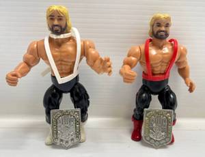 lot 164 image: 1985 AWA, WWF Remco Fabulous Ones Steve Keirn & Stan Lane