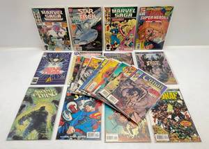 lot 186 image: Misc. Comics Including DC Star Trek & More (Most On Card)