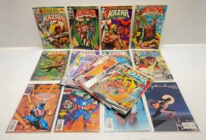 lot 193 image: Misc. Comics Including 50, 75, Cent Marvel & More (Most On Card)