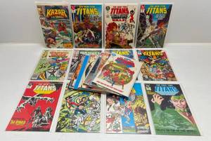 lot 218 image: Misc. Comics Including Marvel & More (Most On Card)