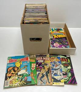 lot 239 image: Short Box Full Of Misc. Loose Vintage Comics Including Marvel & More