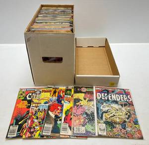 lot 241 image: Short Box Full Of Misc. Loose Vintage Comics Including Marvel & More