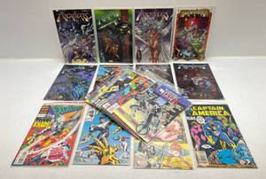 lot 249 image: Misc. Comics Including Marvel & More (Most On Card)