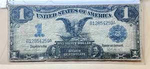 1899 $1 Bill Black Eagle