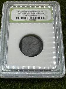 Genuine Pirate Era Bronze Coin c.1400-1600 AD