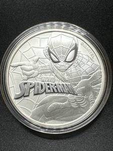 1oz .999 Silver Spiderman Coin