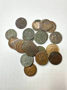 Lot of 25 Indian Head Pennies