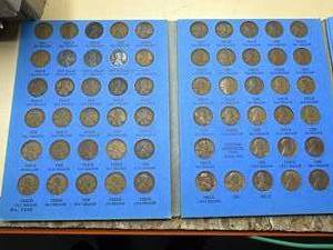 Completed Lincoln Cent Book