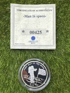 $10 Silver Man in Space Coin