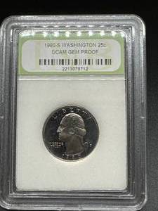 1990-S Gem Mint Washington Quarter