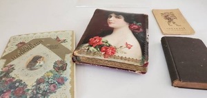 lot 9 image: Vintage Collectible Book WWII Booklet 1945 Souvenir Of Switzerland American Forces History WW2, Julia Harrington Winnebago Iowa 1913-Richard Bissell Vintage Hardback Book 1969, Victorian Photo Album, HC Book