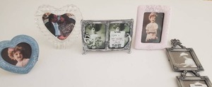 lot 29 image: Home DeCor Tabletop Dresser Desk Victorian-Style Picture Frames...