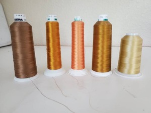 lot 57 image: Hobbies Crafts Sewing Madeira #40 PolyNeon Polyester Embroidery Thread Etc.