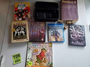 lot 106 image: Six DVDs-The Berenstain Bears & The Sitter Story book-Cassling Carrying Case