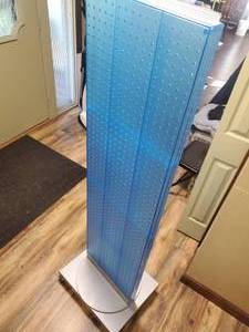 lot 127 image: Standing Pegboard Floor Display