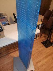 lot 141 image: Standing Pegboard Floor Display