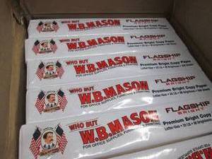 5 Reams Of W.B. Mason Flagship Premium White Copy Paper, 8.5x11