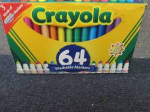 64 pk Crayola Washable Markers...